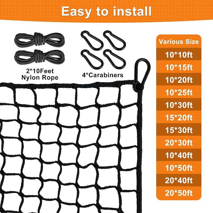 Nylon Golf Net 10-50ft - Image 3