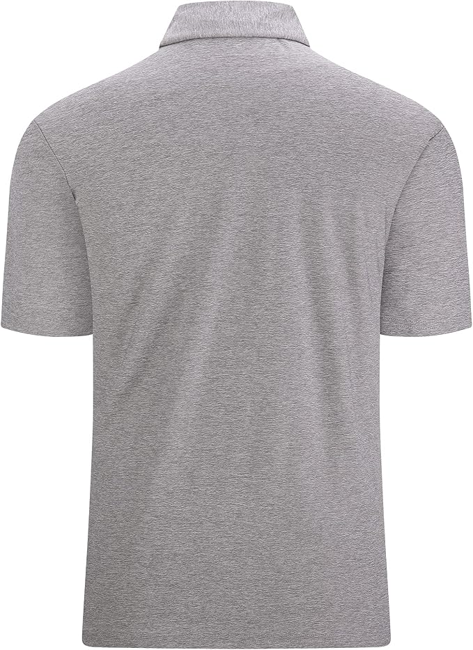 Alex Vando Mens Golf Shirt Moisture Wicking Quick-Dry Short Sleeve Casual Polo - Image 2