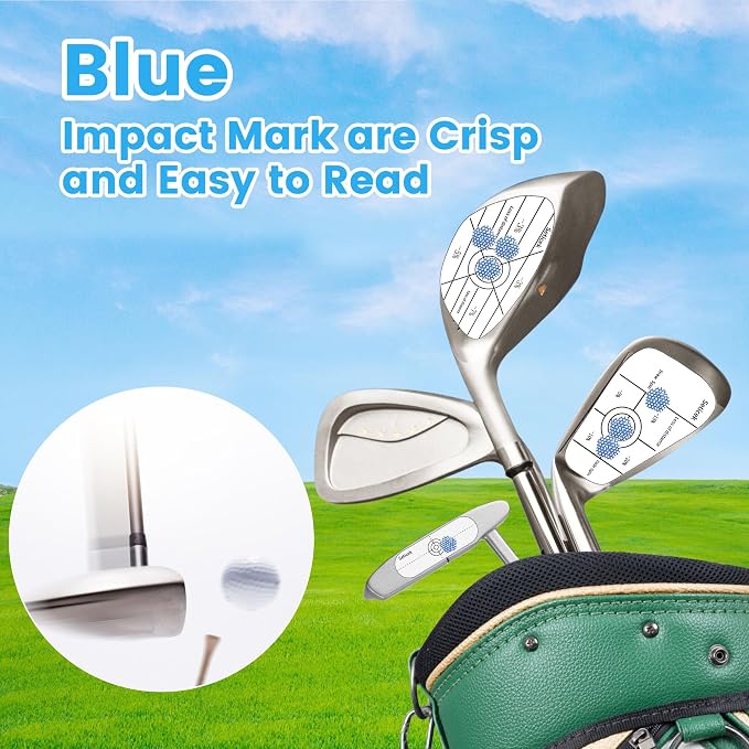 Golf Impact Tape Set 300Pcs, Self-Teaching Sweet Spot and Consistency Analysis - Image 4