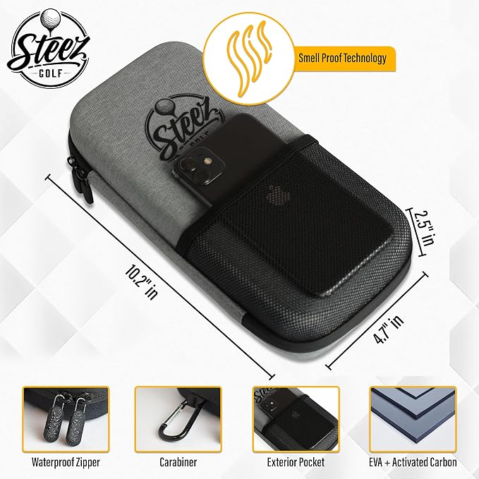 Accessory Case - Golf Bag Organizer. Airtight, Water-Resistant, Protective Hard - Image 2