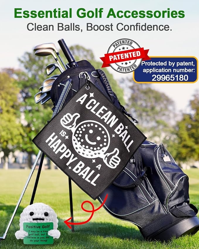 AICase Golf Gifts Funny Positive Golf Ball Crochet Gag Gift Ideas - Image 2