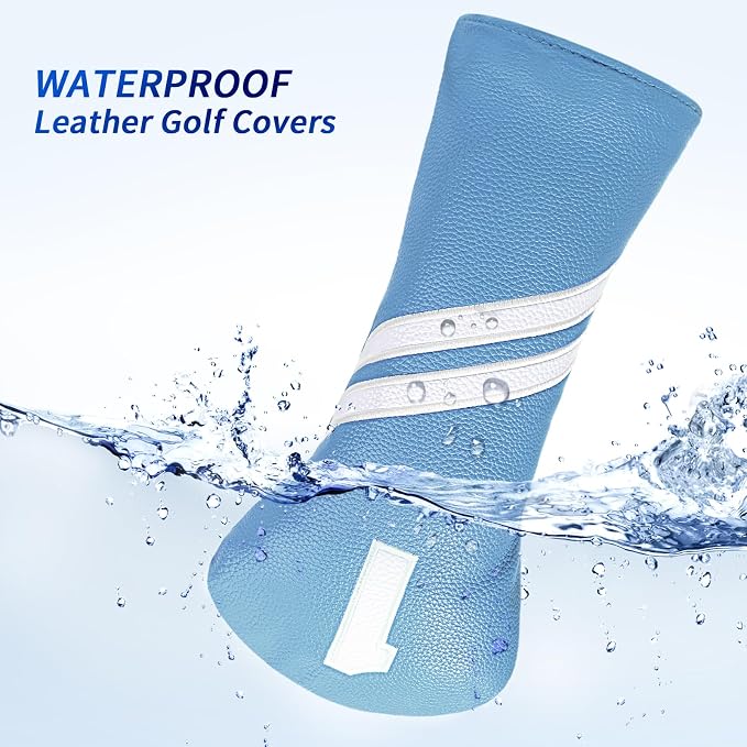 Golf Club Head Covers for Fairway Woods Driver Hybrids - Image 3