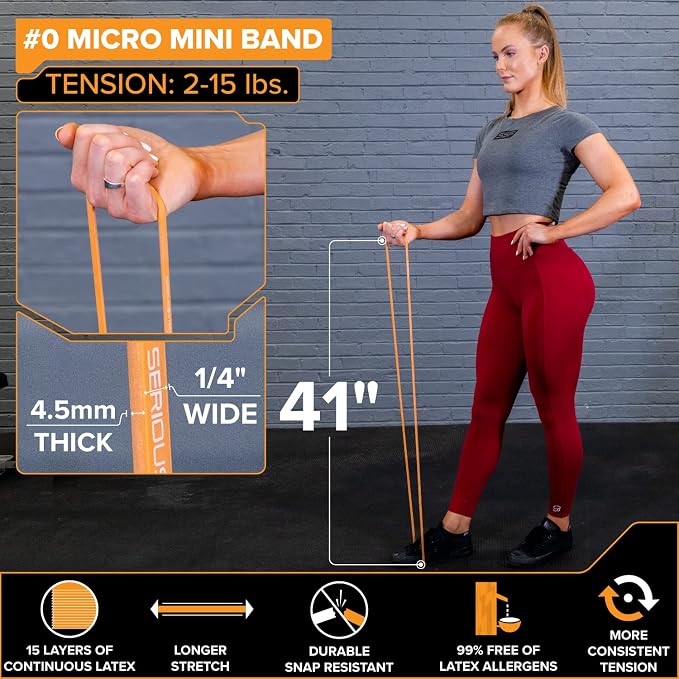 SERIOUS STEEL FITNESS Assisted 41" Pull-Up Band, Resistance & Stretch, - Image 6