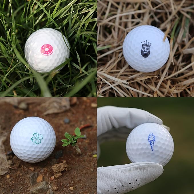QUBI Golf Ball Stamp, Golf Ball Stamper, Self-Inking Golf Ball Stamp Marker to - Image 5