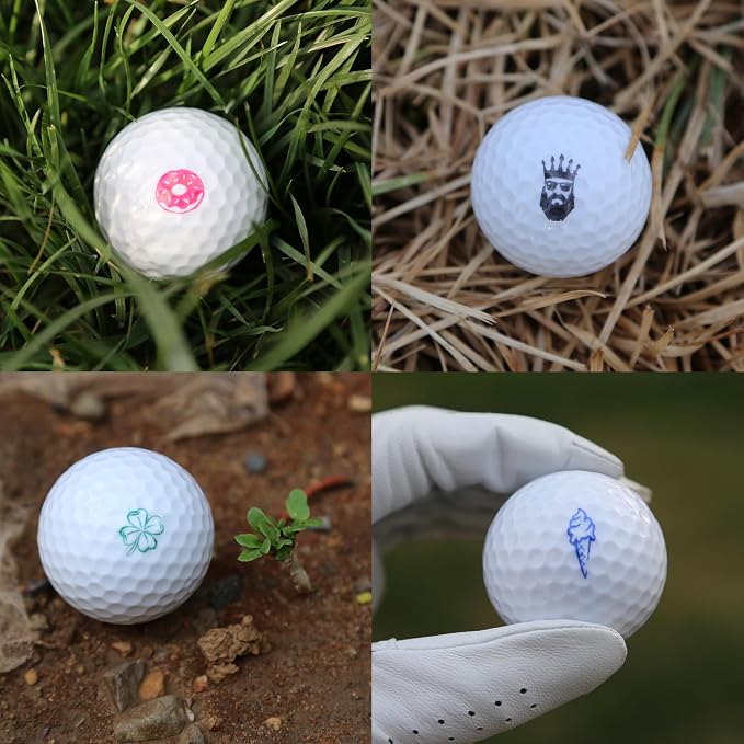 QUBI Golf Ball Stamp, Golf Ball Stamper, Self-Inking Golf Ball Stamp Marker to - Image 5