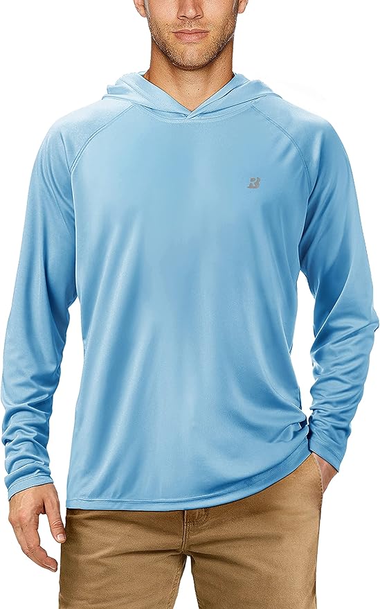 Roadbox UPF 50+ Fishing Shirts for Men, Long Sleeve UV Sun Protection Hoodie - Image 7