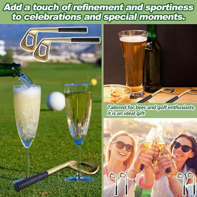 10 Pcs Golf Club Bottle Opener Bulk Novelty Groomsmen Gift Bachelor Party Favors - Image 5