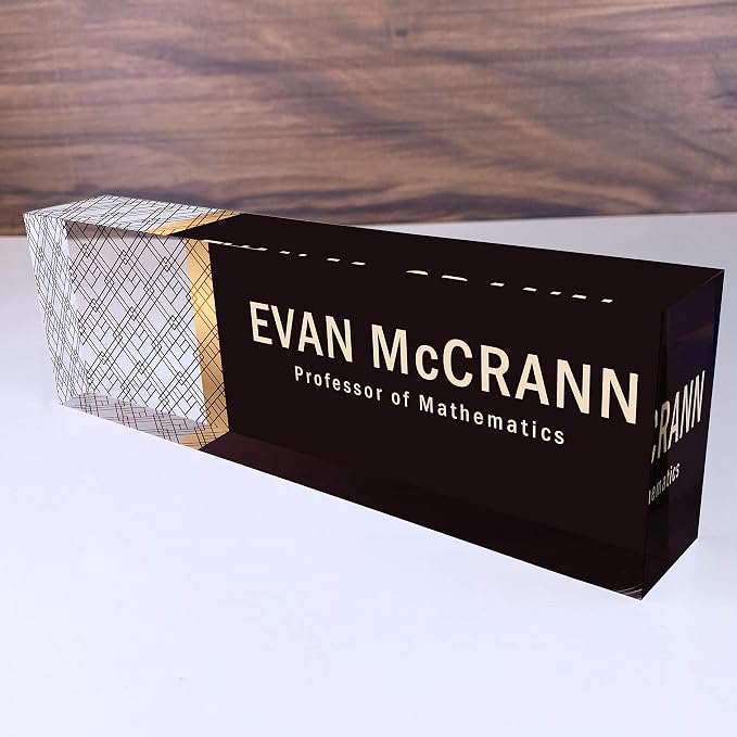 Artblox Personalized Name Plate by Artblox