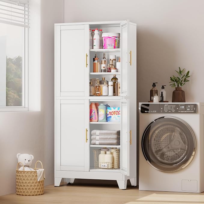 75" H Tall Kitchen Pantry Cabinet, Pantry Storage - Image 9
