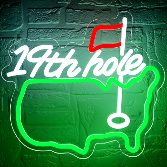 Golf Neon Sign for Wall Decor Golf Neon Light for Man Cave Green LED Light Up Sign for Club Bedroom Restaurant Shop Party Wall Decor,Birthday Gift for Golfer Size12.2 * 11.2inches(JTD272)