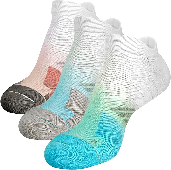 Hylaea No Show Running Athletic Anti-Blister Wicking Coolmax Socks, Seamless by Hylaea