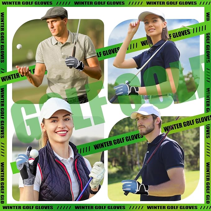 Geyoga 2 Pairs Winter Golf Gloves - Image 5