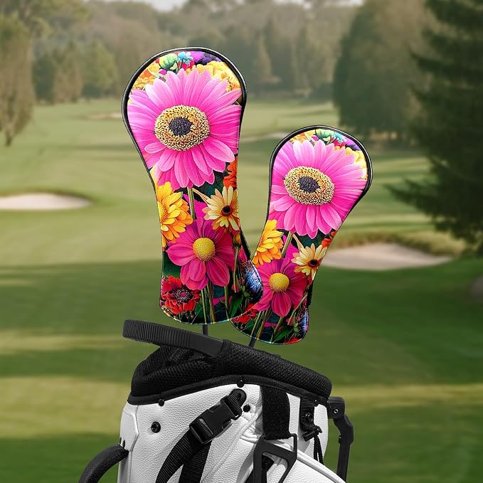 Golf Head Covers Leather Driver Headcover, Premium Golf Club Covers - Image 7