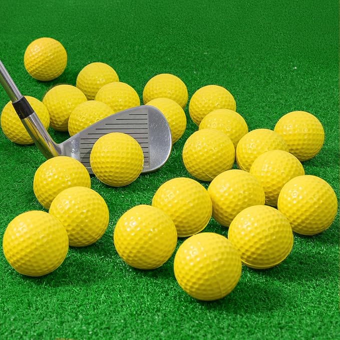 JAYA 24 Pack Foam Golf Practice Balls, Realistic Feel and Limited Flight by JAYASPORTS