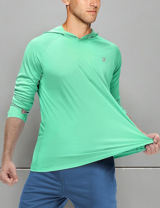 Roadbox UPF 50+ Fishing Shirts for Men, Long Sleeve UV Sun Protection Hoodie - Image 6
