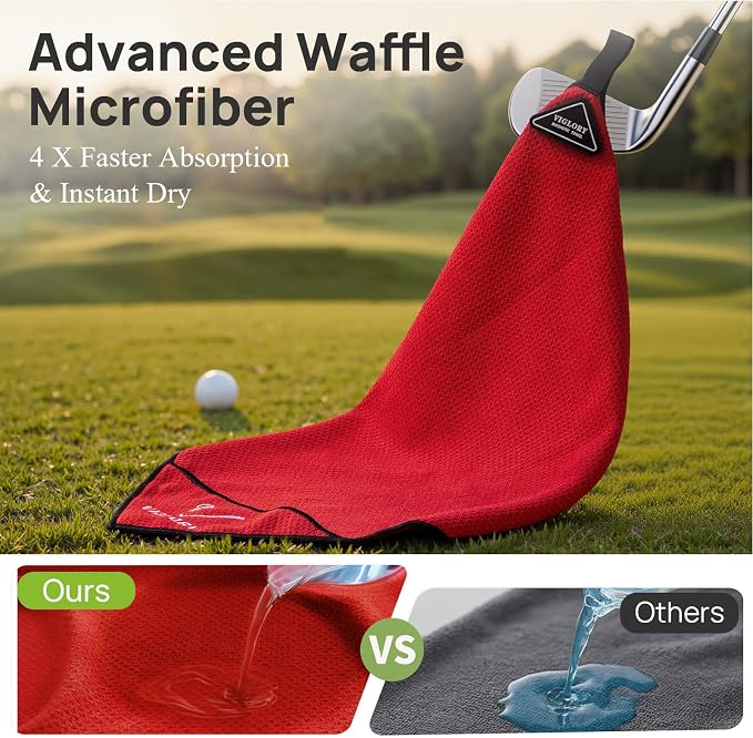 Magnetic Golf Towel for Bag 18" x 18" - Image 5