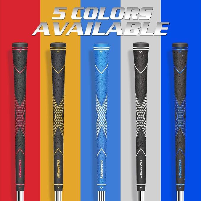 CHAMPKEY Premium Rubber Golf Grips 13 Pack | High Traction and Feedback Rubber - Image 7