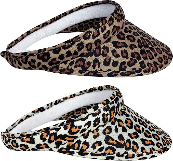 2 Pack Sun Visor Hats Women Men Clip On Wide Brim Visors Hat Outdoor Sports by kejea