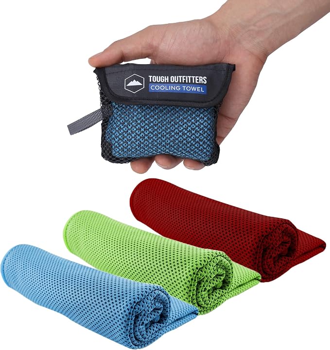 Tough Outdoors Cooling Towels for Neck Face by ToughOutdoors