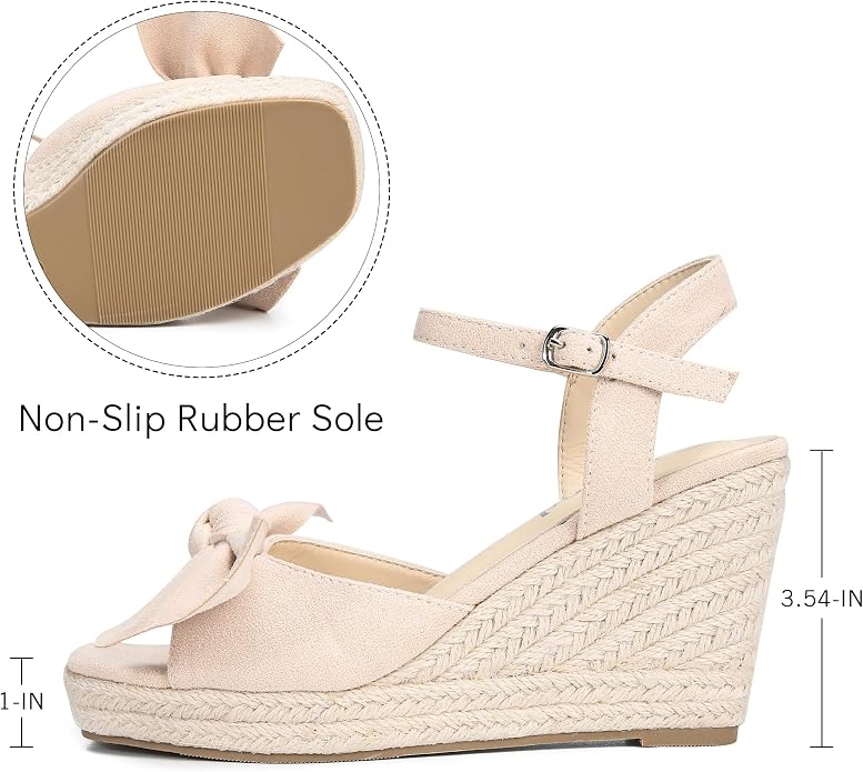 girgod Espadrilles Wedge Sandals - Image 2