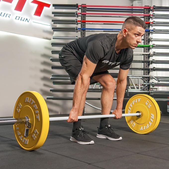 RITFIT 7FT Olympic Barbell for Strength and Weightlifting Training - Image 8