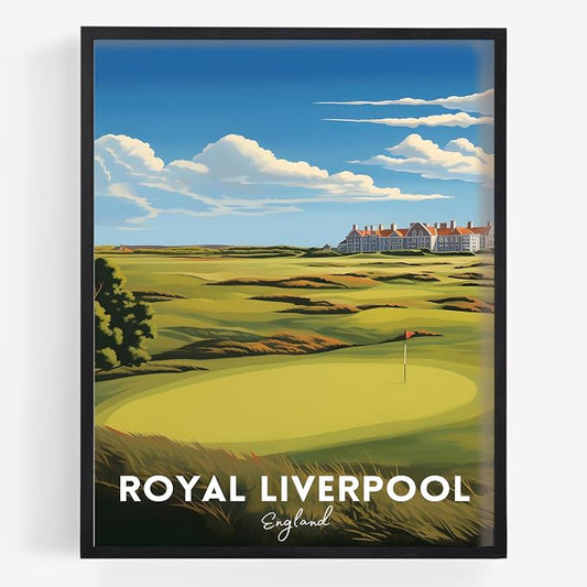 Golf Course Premium Giclee Fine Art Prints by VintBo