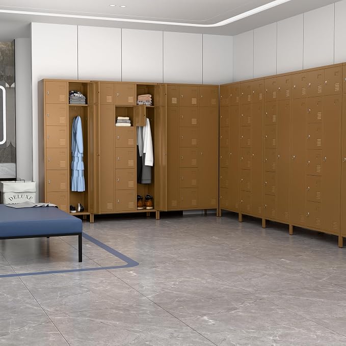 METAN Metal Locker for School Office Gym Bedroom, 10 Doors Steel Storage Locker - Image 8