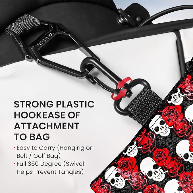 FINGER TEN Golf Pouch Bag for Valuables Tee Color - Image 5