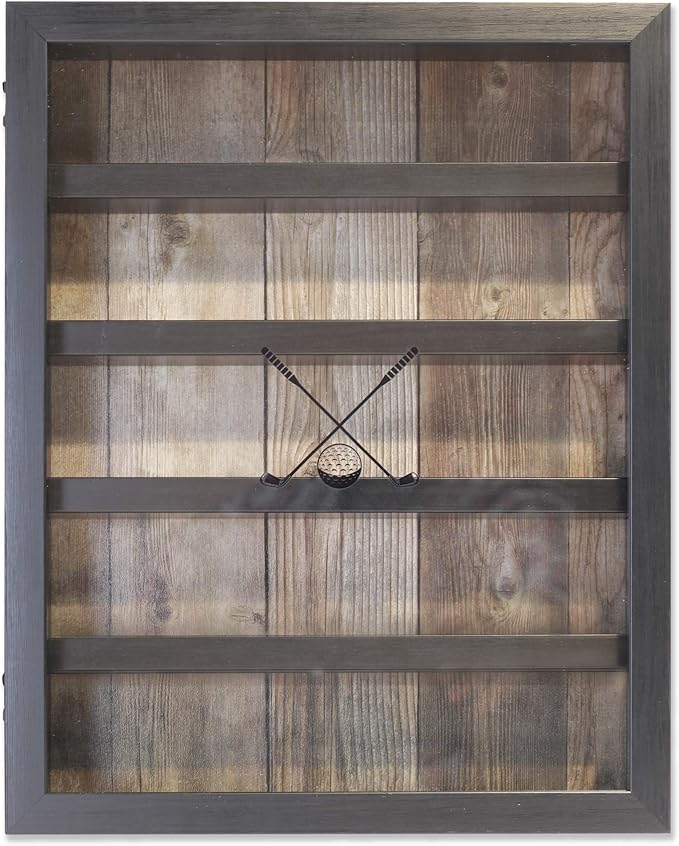 Lawrence Frames 531011 11x14 Golf Display Case-Holds 25 Logo Balls Shadow Box - Image 6