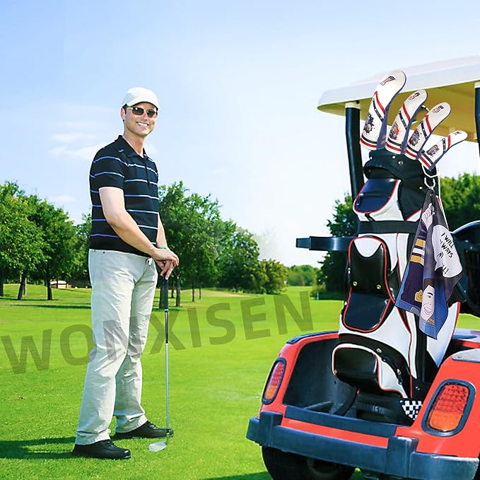 Golf Club Headcover for Drivers, Fairway Woods, Hybrid/Rescue Funny Style - Image 7