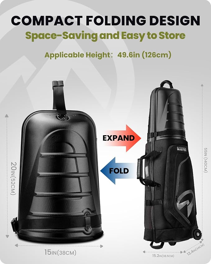 OutdoorMaster Golf Travel Bags for Airlines - Image 5