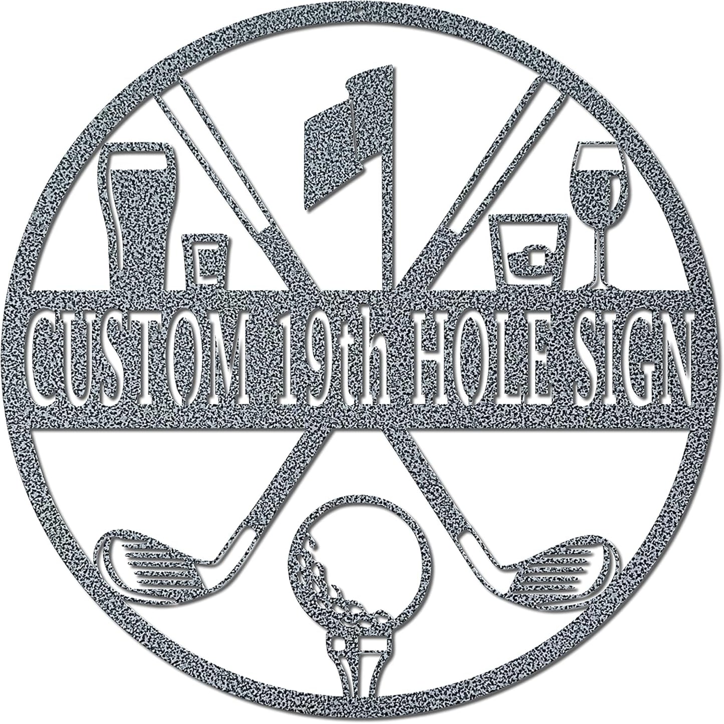 19th Hole Custom Golf Sign
