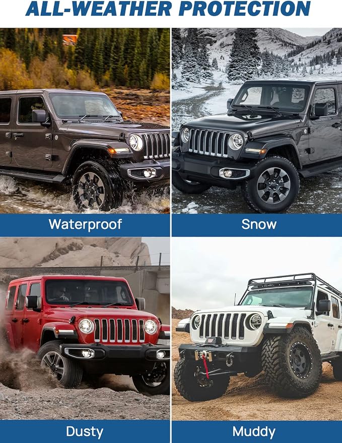 JOYTUTUS Cargo Mat fits 2018-2026 Wrangler JL 4X4 - Image 6