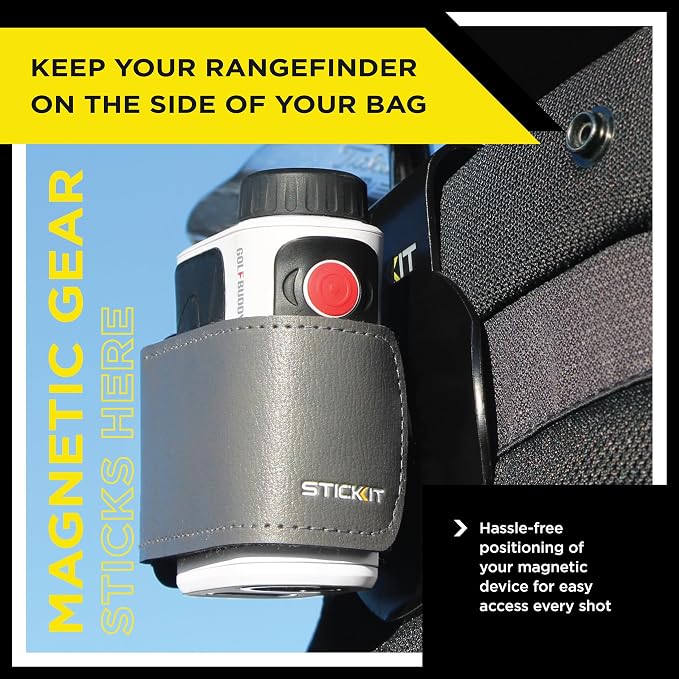 STICKIT Magnetic Golf Bag Landing Pad I Metal Bag Clip - Image 3