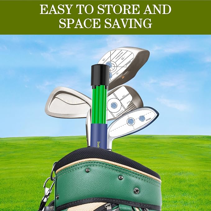 Golf Alignment Sticks 2 Pack, Upgraded 48" Collapsible Alignment Stick Golf - Image 7