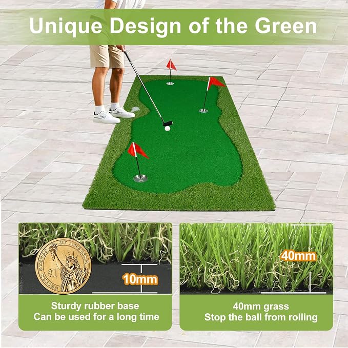 Golf Putting Green Mat, Professional Large Putting Mat - Image 3
