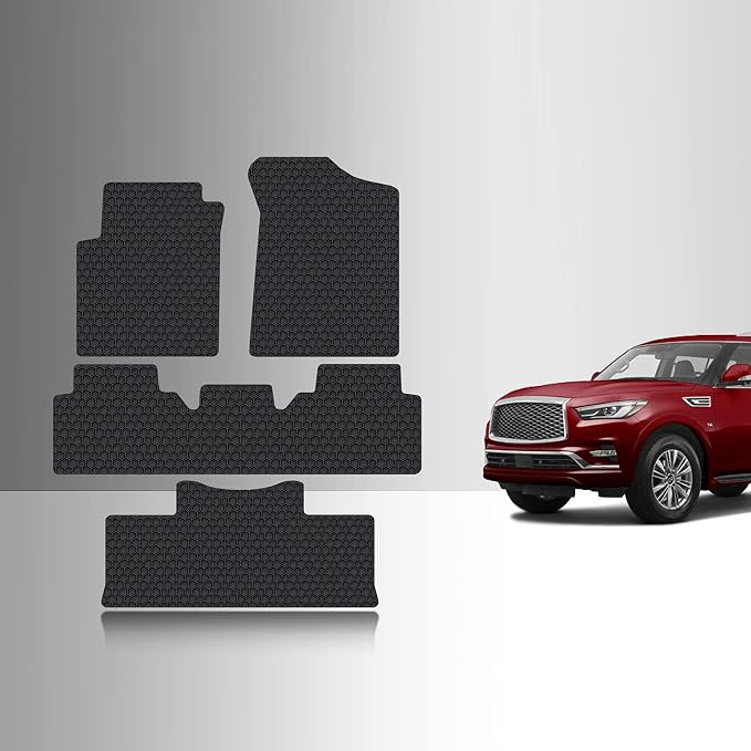 TOUGHPRO Floor Mats Accessories 1st + 2nd + 3rd Row by TOUGHPRO