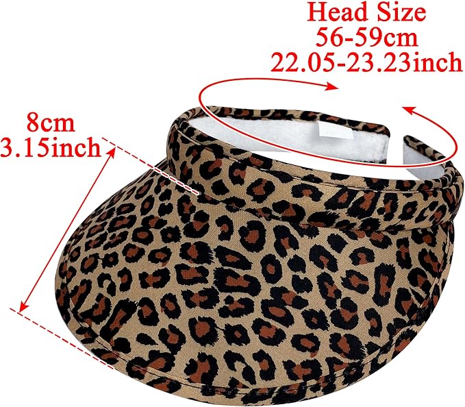 2 Pack Sun Visor Hats Women Men Clip On Wide Brim Visors Hat Outdoor Sports - Image 3