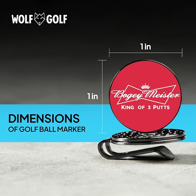Golf Ball Marker Hat Clip | 3 Pack | Choose Your Golf Gift Set | Golf Marker - Image 6