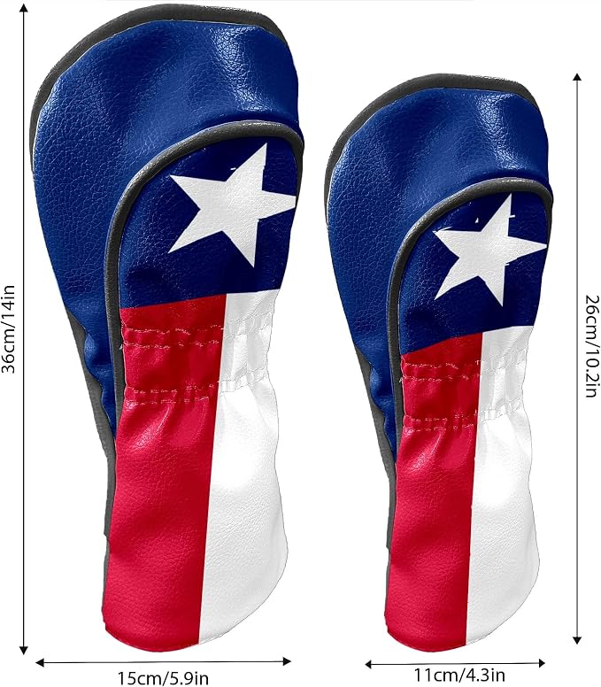 Golf Club Covers Texas State Lone Star Flag Golf Club Head Covers - Image 2
