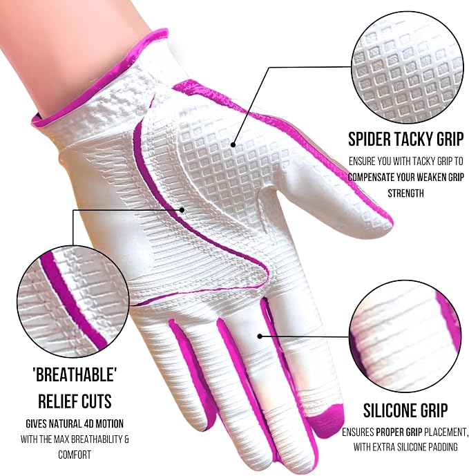Copper Tech Ladies Golf Gloves Women Right Handed Golfer or Left Handed Golfer - Image 3
