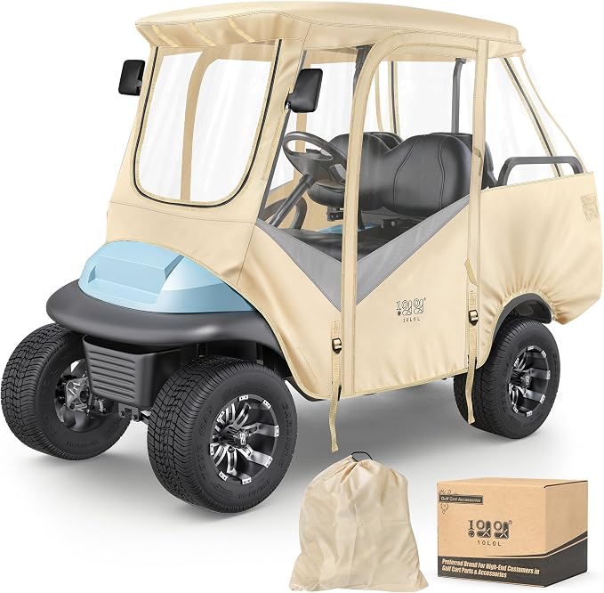 10L0L 4 Passenger Golf Cart Driving Enclosure by 10L0L