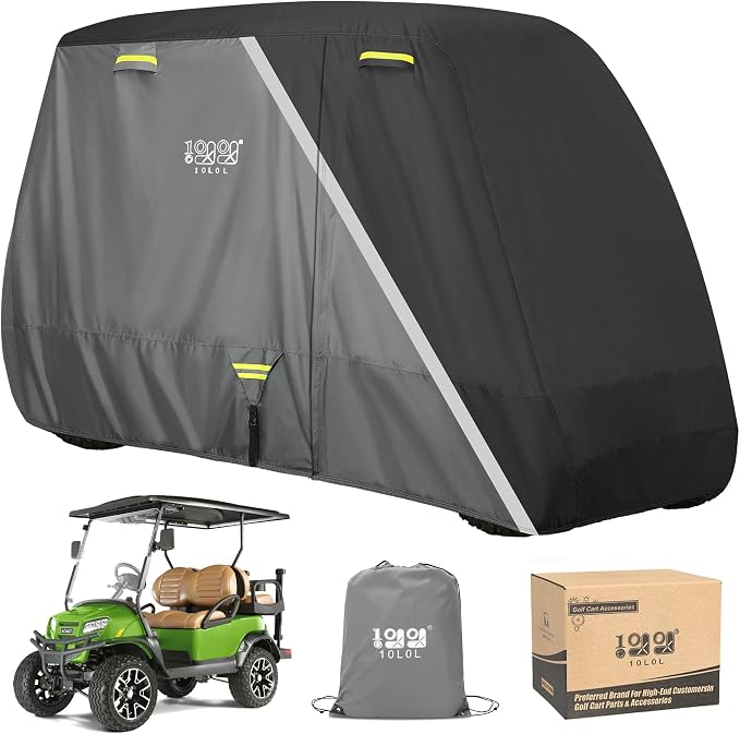 10L0L Heavy Duty 650D Golf Cart Cover by 10L0L