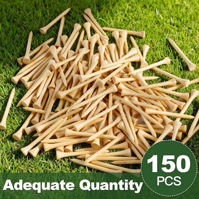 Guirnd 150PCS Professional Wooden Golf Tees 2 3/4 inch Biodegradable Bamboo - Image 7