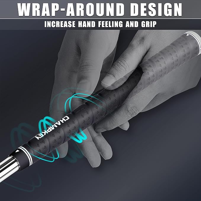 CHAMPKEY WRAP-Y Rubber Golf Grips 13 Pack Come - Image 5