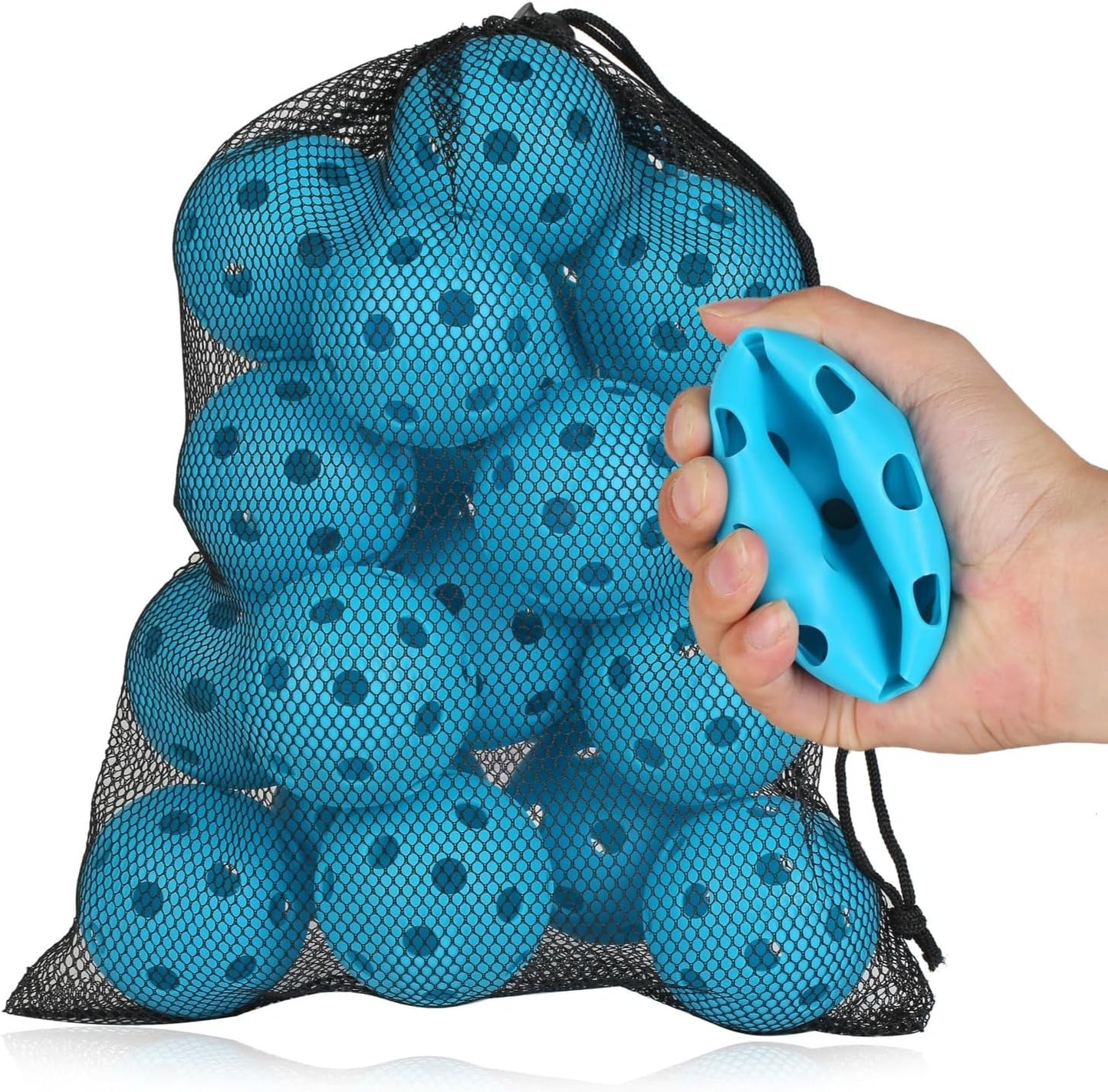 20 Pack Plastic Baseballs 9 Inch Practice Baseballs Softball, Baseballs for Hitting and Pitching Practice - Soft and Lightweight Limit Flight Balls for Training and Softball Games