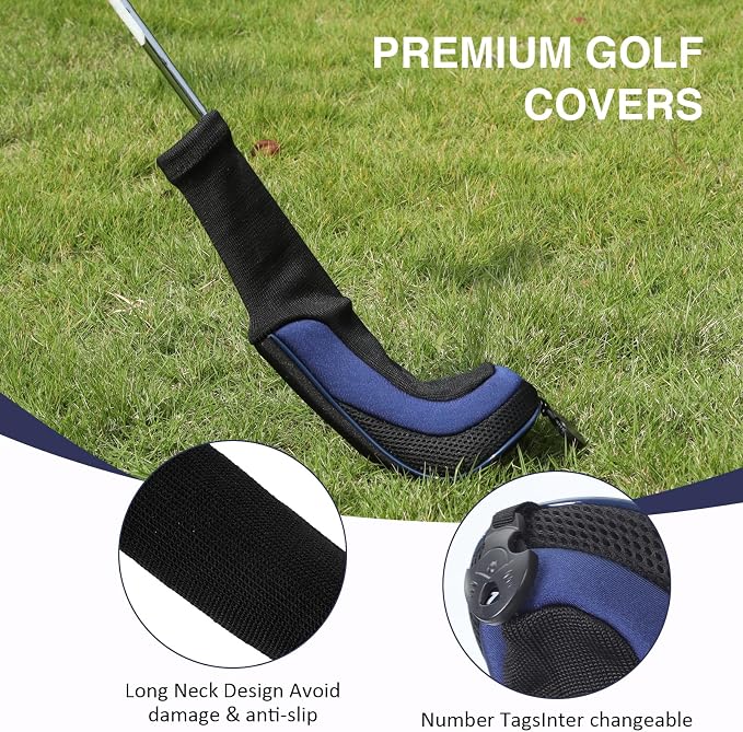 Golf Head Covers, Nylon Golf Club Head Covers - Image 4