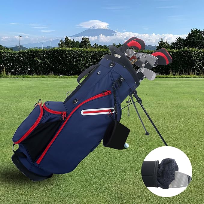 Golf Ball Cleaner Bag Club Cleaning Kit Waterproof Golf Ball Washer Pouch - Image 6