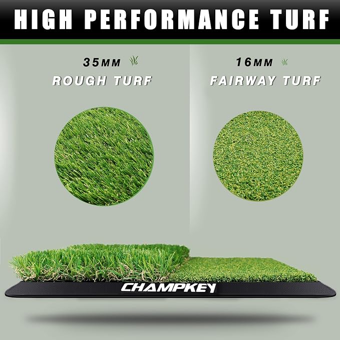 CHAMPKEY Dual-Turf Golf Hitting Mat | Come - Image 2