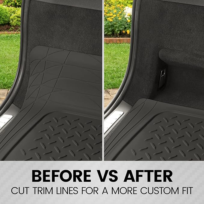 BDK Heavy Duty Rubber Cargo Mat Liner - Image 6